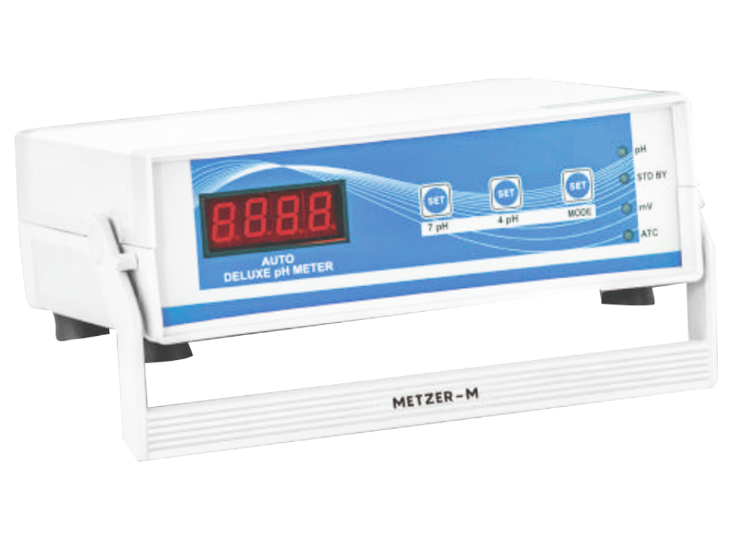 METZER-M AUTO DELUXE pH METER MODEL METZ–201 M